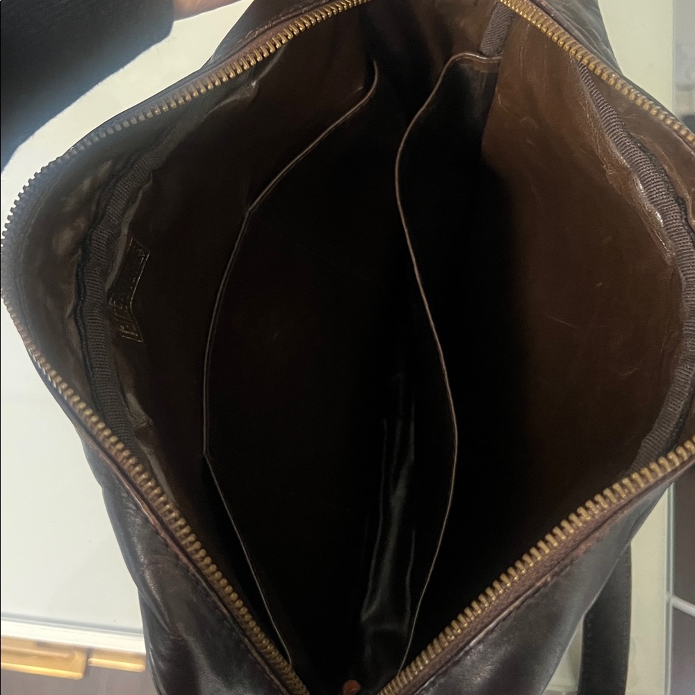 Vintage Fendi Brown FF Monogram Shoulder Bag - Picture 14 of 14